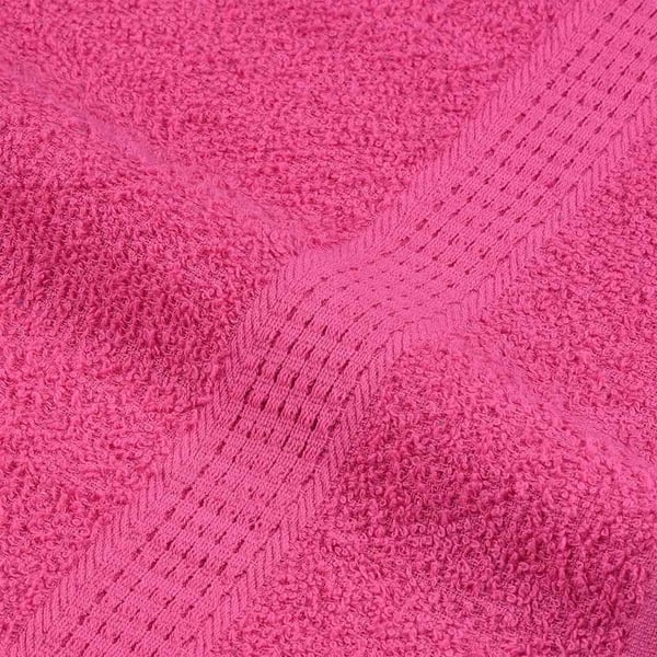 vidaXL Håndklær FROGN 10 stk rosa 100x200 cm 360 gsm