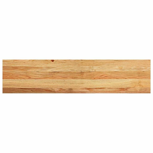 vidaXL trappemåtter 8 stk lysebrun 110x30x2 cm massivt egetræ