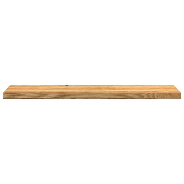vidaXL Trappetrinn 8 stk lysebrun 120x30x2 cm heltre eik