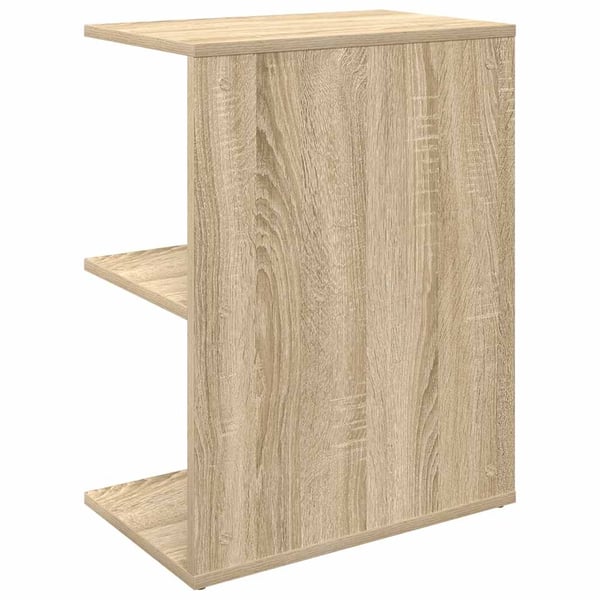 vidaXL Nattbord 2 stk sonoma eik 46,5x29x61 cm konstruert tre