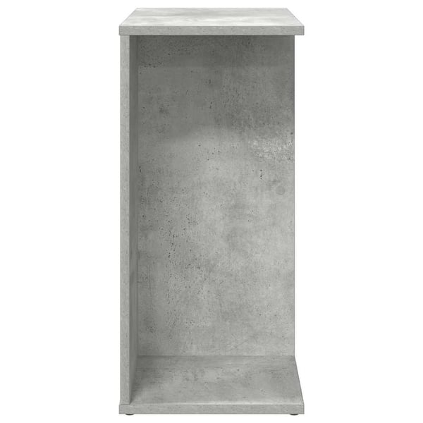 vidaXL Nattbord 2 stk betonggrå 46,5x29x61 cm konstruert tre