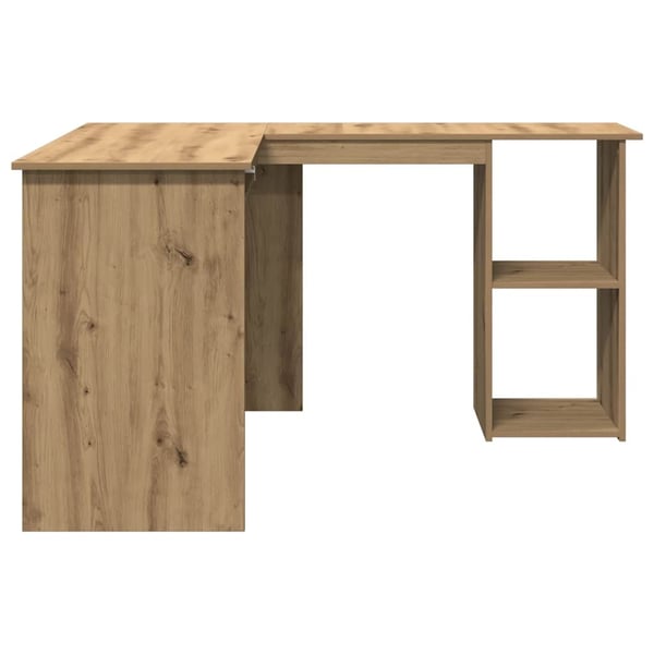 vidaXL Hjørnepult artisan eik 120x140x75 cm konstruert tre