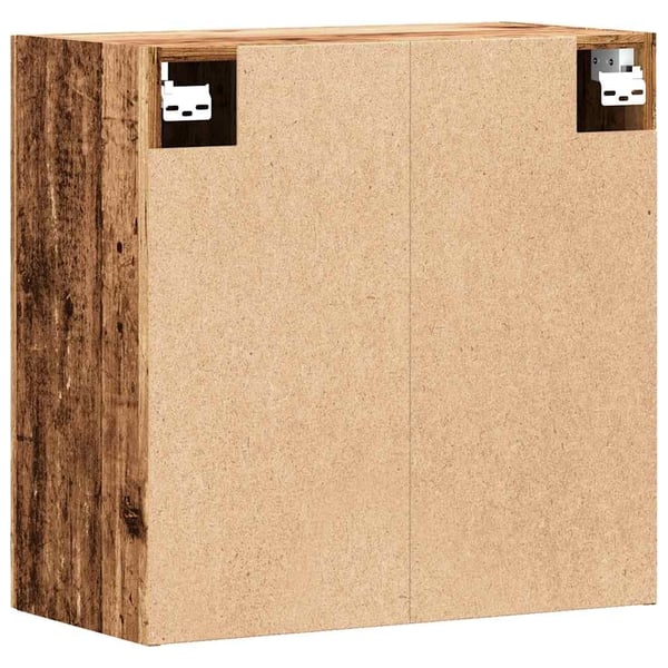vidaXL Veggskap gammelt tre 60x31x60 cm konstruert tre