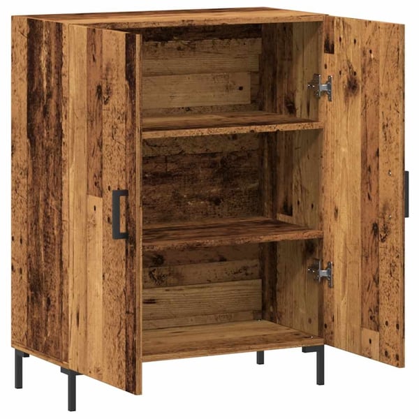 vidaXL Skjenk gammelt tre 69,5x34x90 cm konstruert tre