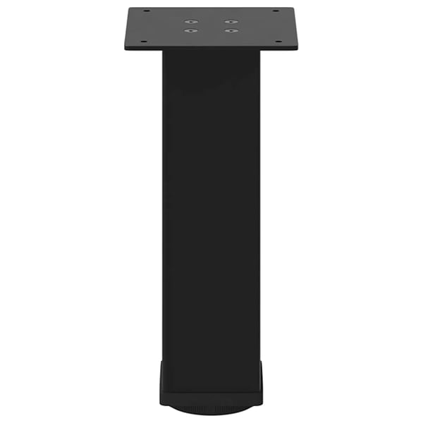 vidaXL Sohvapöydän jalat 4 kpl musta 30-32 cm teräs