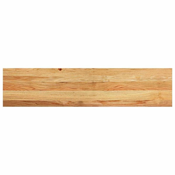 vidaXL Trappetrinn 2 stk lysebrun 110x25x2 cm heltre eik