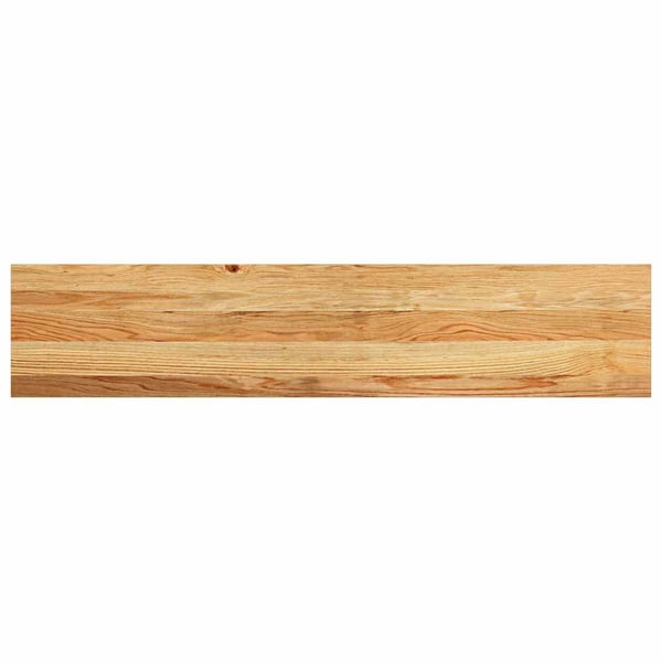 vidaXL Trappetrinn 2 stk lysebrun 120x30x2 cm heltre eik