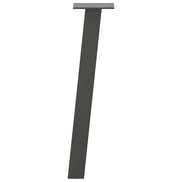 vidaXL sofabordsben 4 stk. antracit 42 cm stål