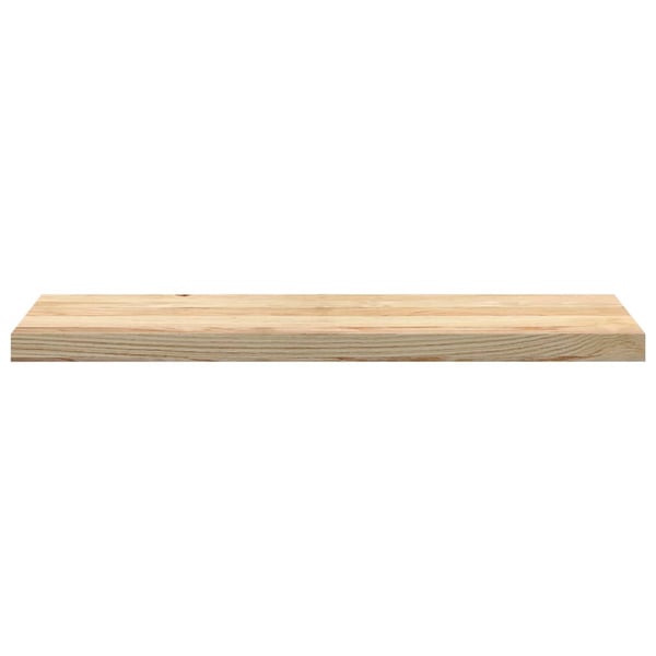 vidaXL trappemåtter 2 stk ubehandlet 90x25x2 cm massivt egetræ