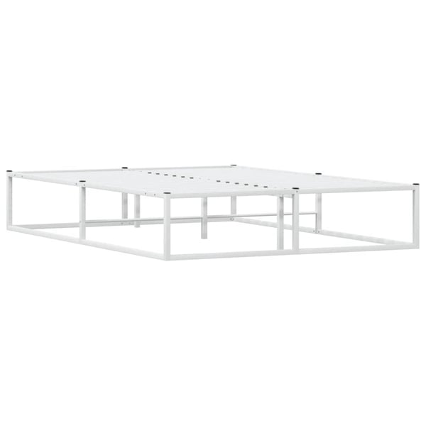 vidaXL Sengeramme uten madrass hvit 140x200 cm