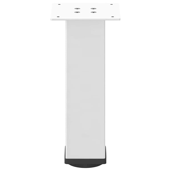 vidaXL Salongbordben 4 stk hvit 30-32 cm stål