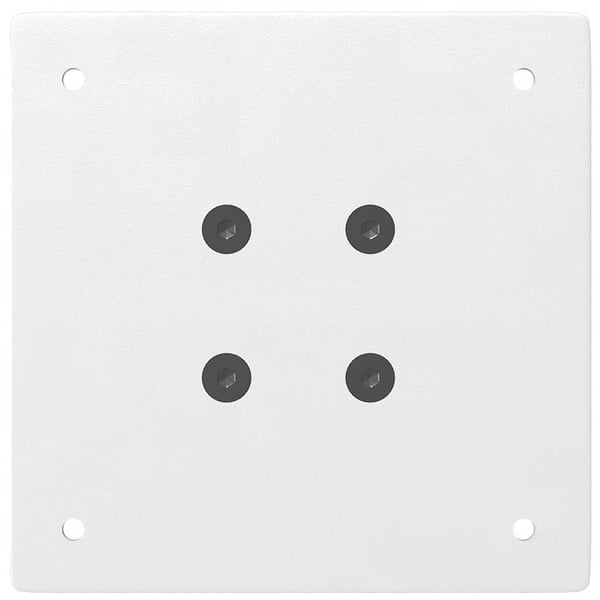 vidaXL Salongbordben 4 stk hvit 30-32 cm stål