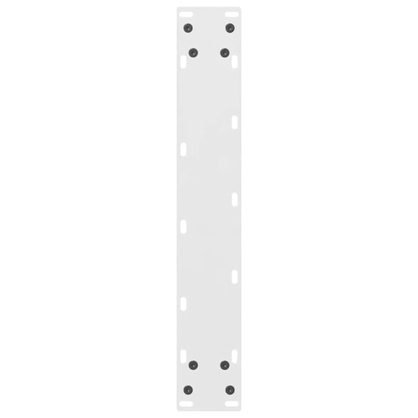 vidaXL Barbordben hvite 2 stk 40x(100-101) cm stål
