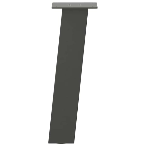 vidaXL sofabordsben 4 stk. antracit 30 cm stål