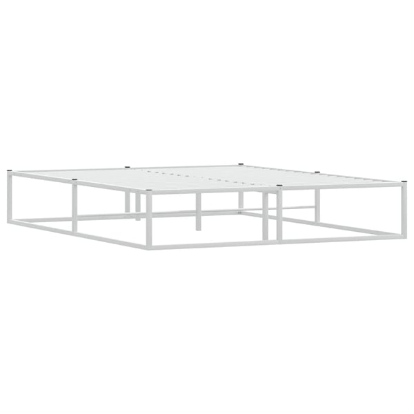 vidaXL Sengeramme uten madrass hvit 160x200 cm