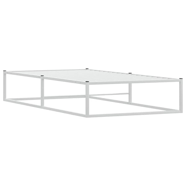 vidaXL Sengeramme uten madrass hvit 90x200 cm