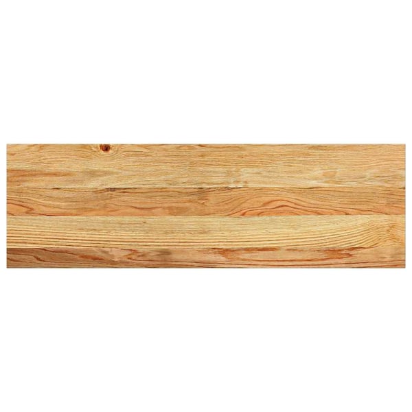 vidaXL Trappetrinn 2 stk lysebrun 80x30x2 cm heltre eik