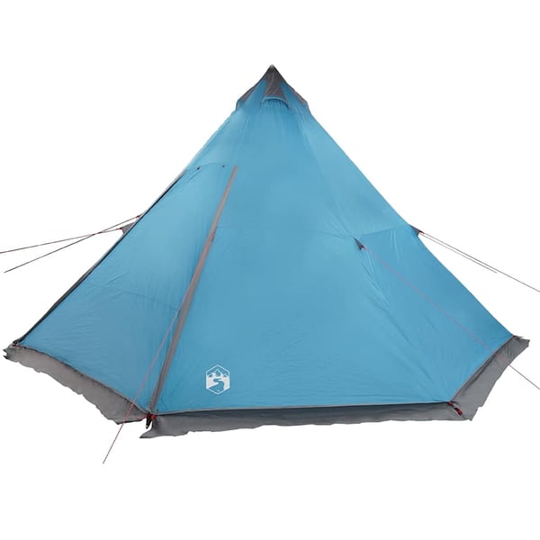 vidaXL Familietelt tipi for 8 personer blå vanntett