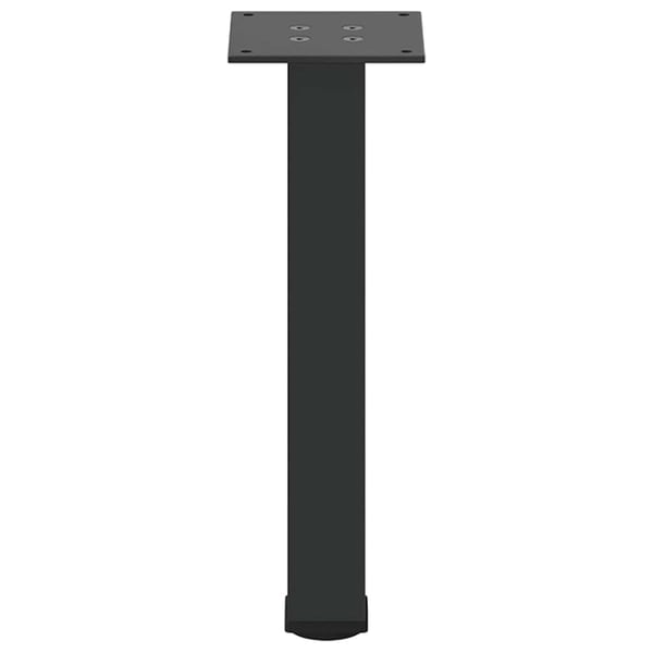 vidaXL sofabordben 4 stk. 42-44 cm stål sort