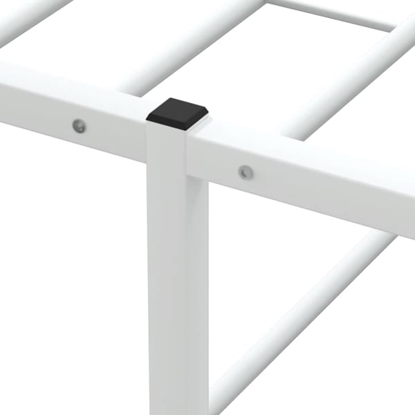 vidaXL Sengeramme uten madrass hvit 120x200 cm