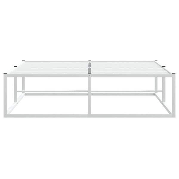 vidaXL Sengeramme uten madrass hvit 120x200 cm