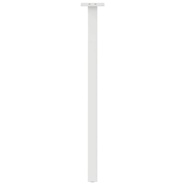 vidaXL Konsollbordben 4 stk hvite 72 cm stål