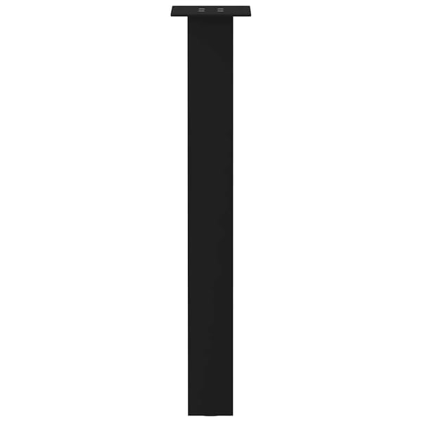 vidaXL konsolbordben 4 stk. sort 72 cm stål