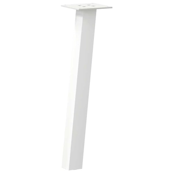 vidaXL sofabordsben 4 stk. hvid 42 cm stål