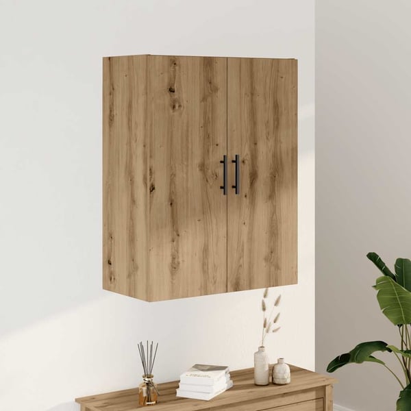 vidaXL Veggskap artisan eik 69,5x34x90 cm