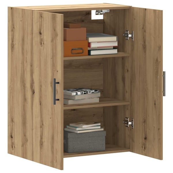 vidaXL Veggskap artisan eik 69,5x34x90 cm
