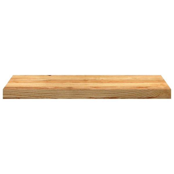vidaXL Trappetrinn 16 stk lysebrun 70x25x2 cm heltre eik