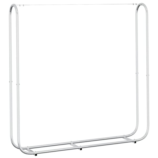 vidaXL Polttopuuteline 150x25x150 cm Sinkitty teräs