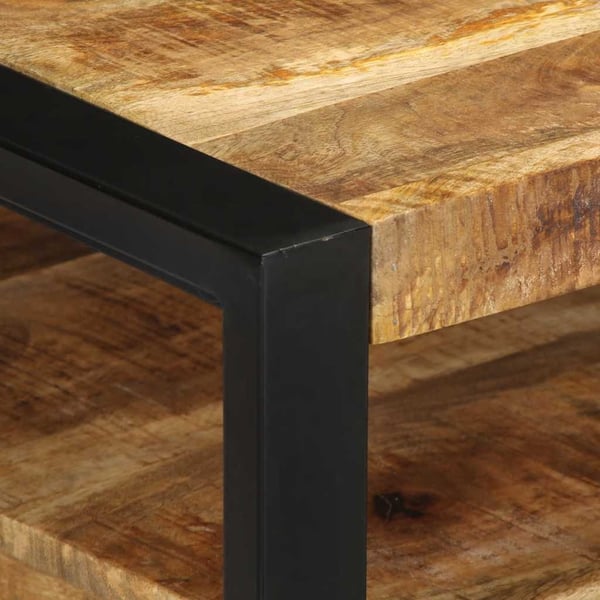 vidaXL sofabord 90x50x36 cm massivt ru mangotræ