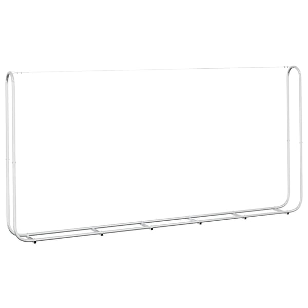 vidaXL brændestativ 300x25x150 cm galvaniseret stål