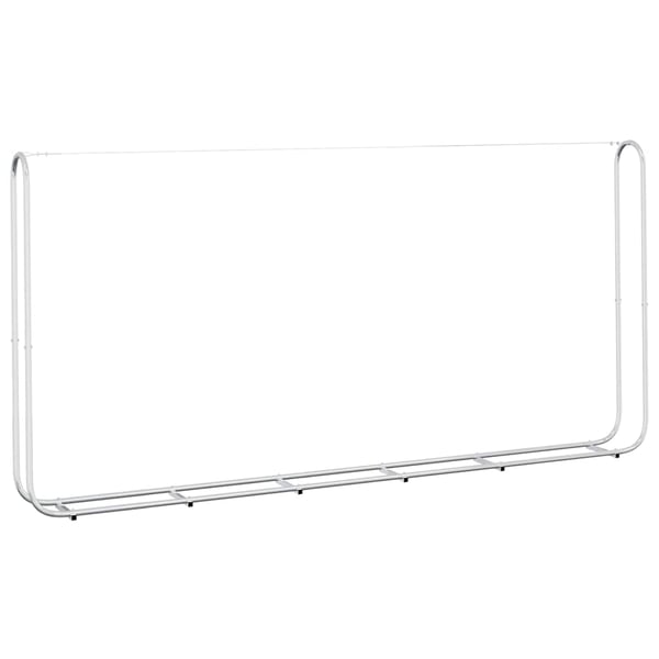 vidaXL Polttopuuteline 300x25x150 cm Sinkitty teräs