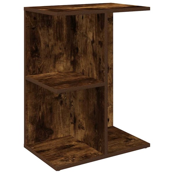 vidaXL Nattbord røkt eik 46,5x29x61 cm konstruert tre