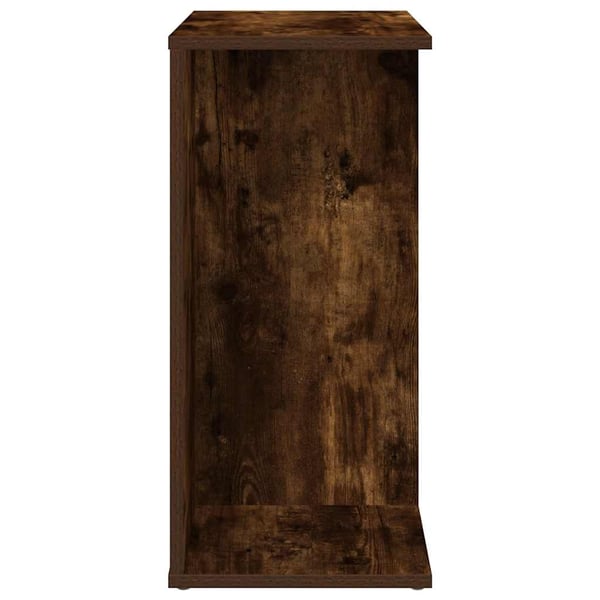 vidaXL Nattbord røkt eik 46,5x29x61 cm konstruert tre