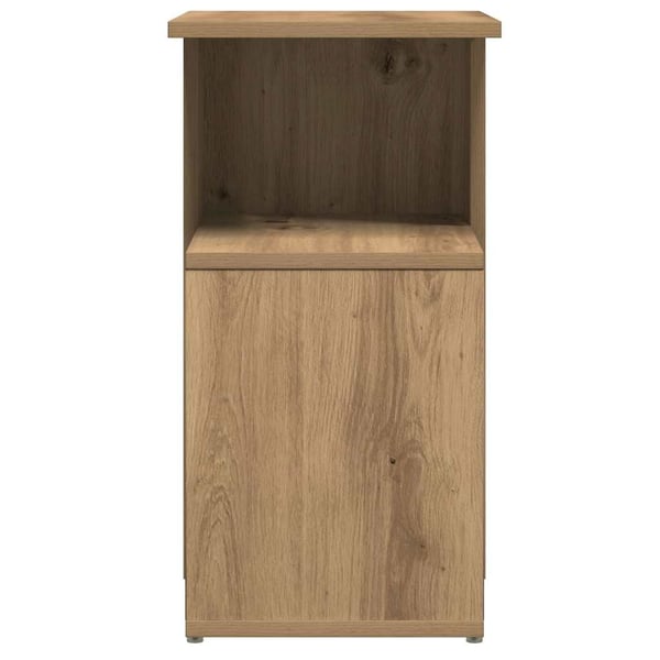 vidaXL sidebord 36x30x56 cm konstrueret træ kunsteg