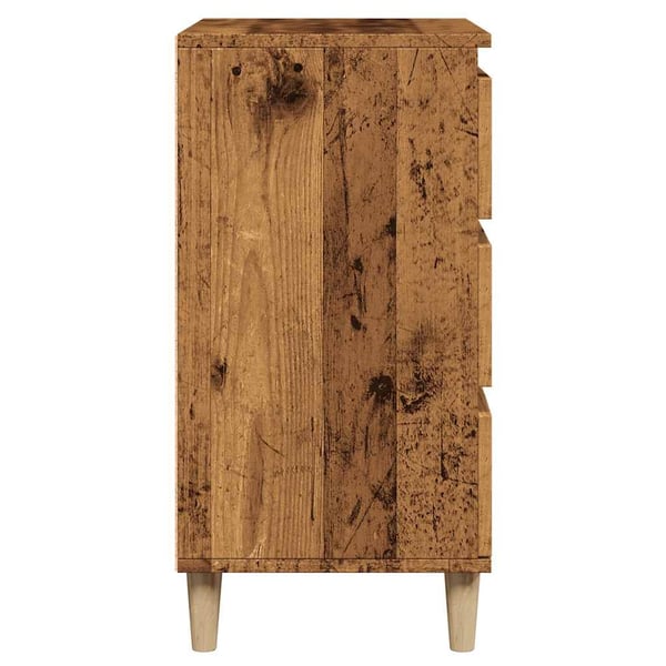 vidaXL Skjenk gammelt tre 60x35x70 cm konstruert tre