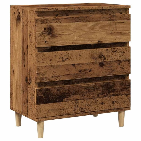vidaXL Skjenk gammelt tre 60x35x70 cm konstruert tre