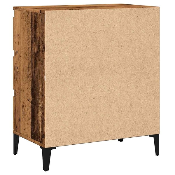 vidaXL Skjenk gammelt tre 60x35x70 cm konstruert tre