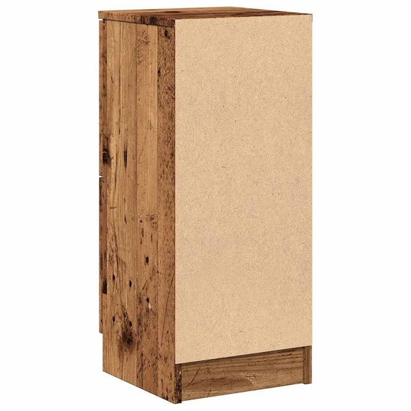 vidaXL Skjenk gammelt tre 30x30x70 cm konstruert tre