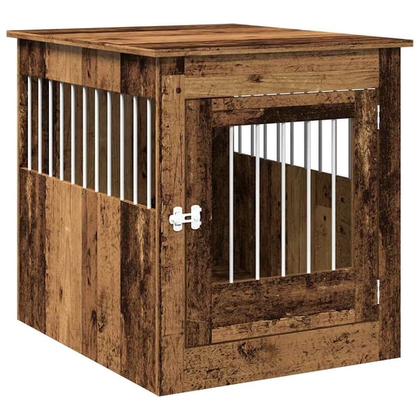 vidaXL Hundeburmøbler gammelt tre 64,5x80x71 cm konstruert tre