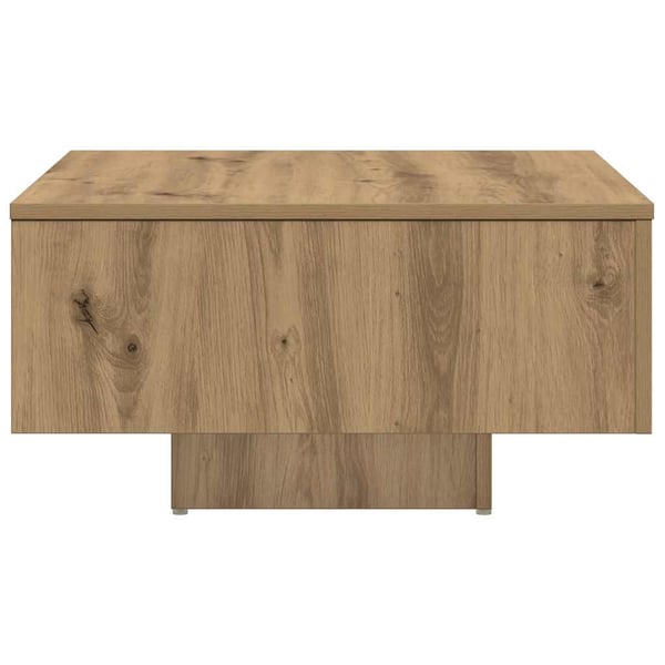 vidaXL Salongbord artisan eik 60x60x31,5 cm konstruert tre