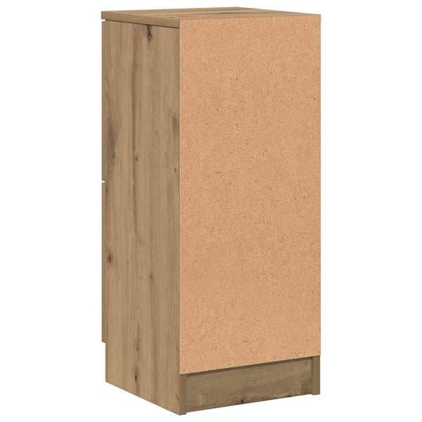 vidaXL Skjenk artisan eik 30x30x70 cm konstruert tre