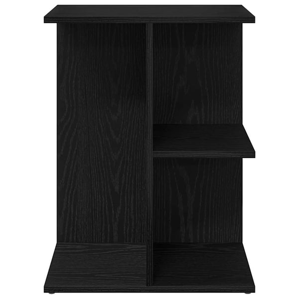 vidaXL Nattbord svart eik 46,5x29x61 cm konstruert tre