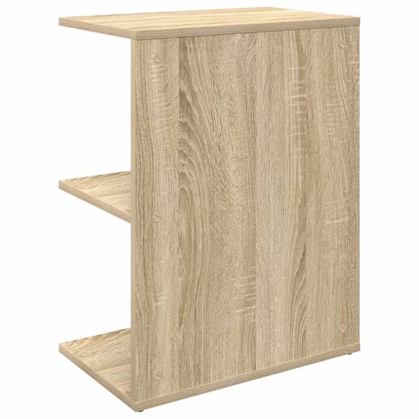vidaXL Sängbord sonoma-ek 46,5x29x61 cm konstruerat trä