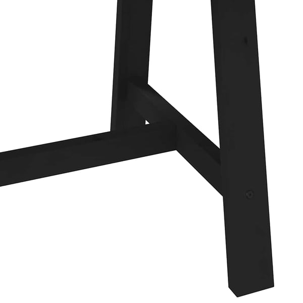 vidaXL Spisebord NOAIN A-formede ben 180x90x75 cm heltre furu