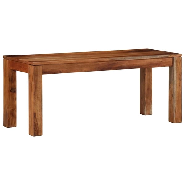 vidaXL bænk 110 cm massivt akacietræ