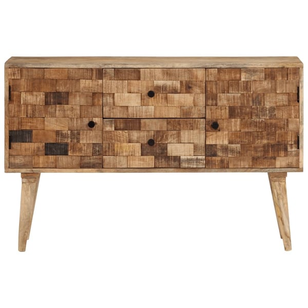 vidaXL Senkki 110x30x73 cm täysi mangopuu
